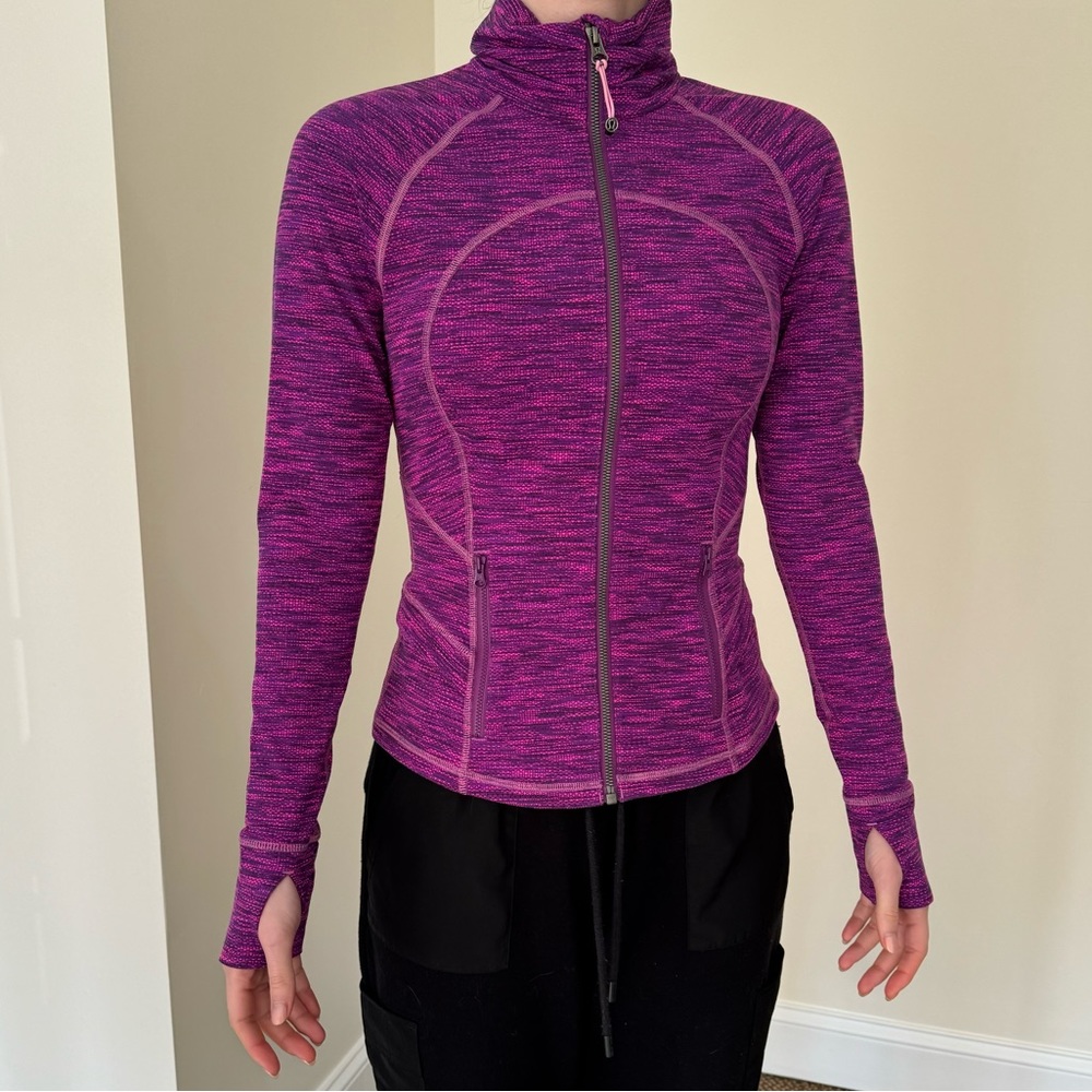 Brushed Pink & Purple Lululemon Define Jacket